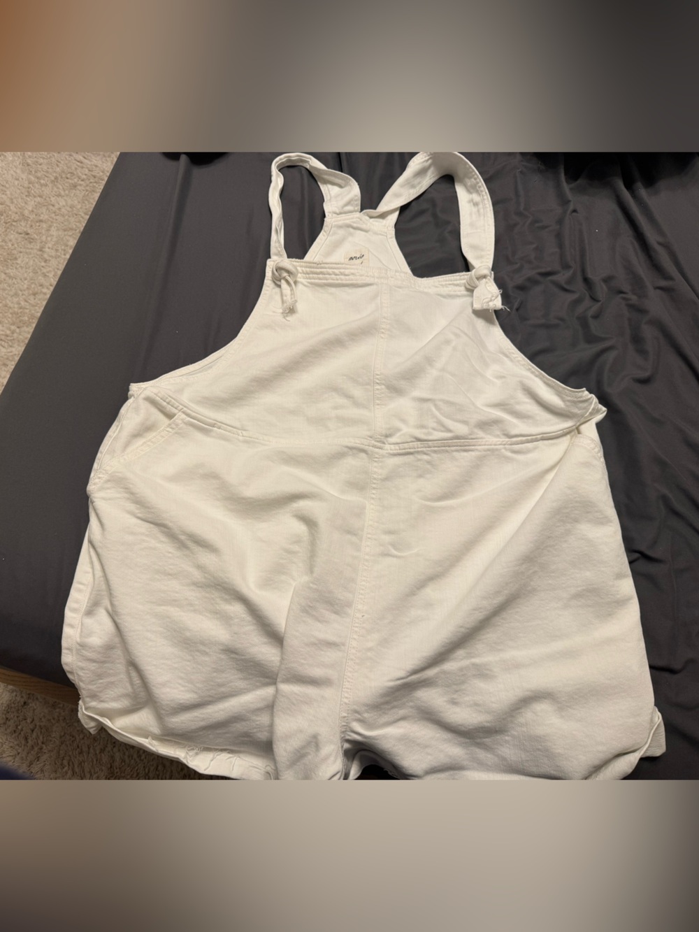 Aerie short denim overall